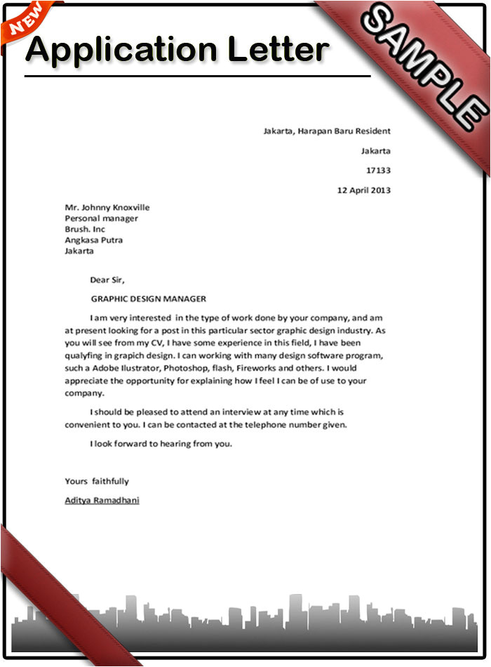 How to Write A Covering Letter for A Job Vacancy How to Write Application Letter for A Job Vacancy Shine