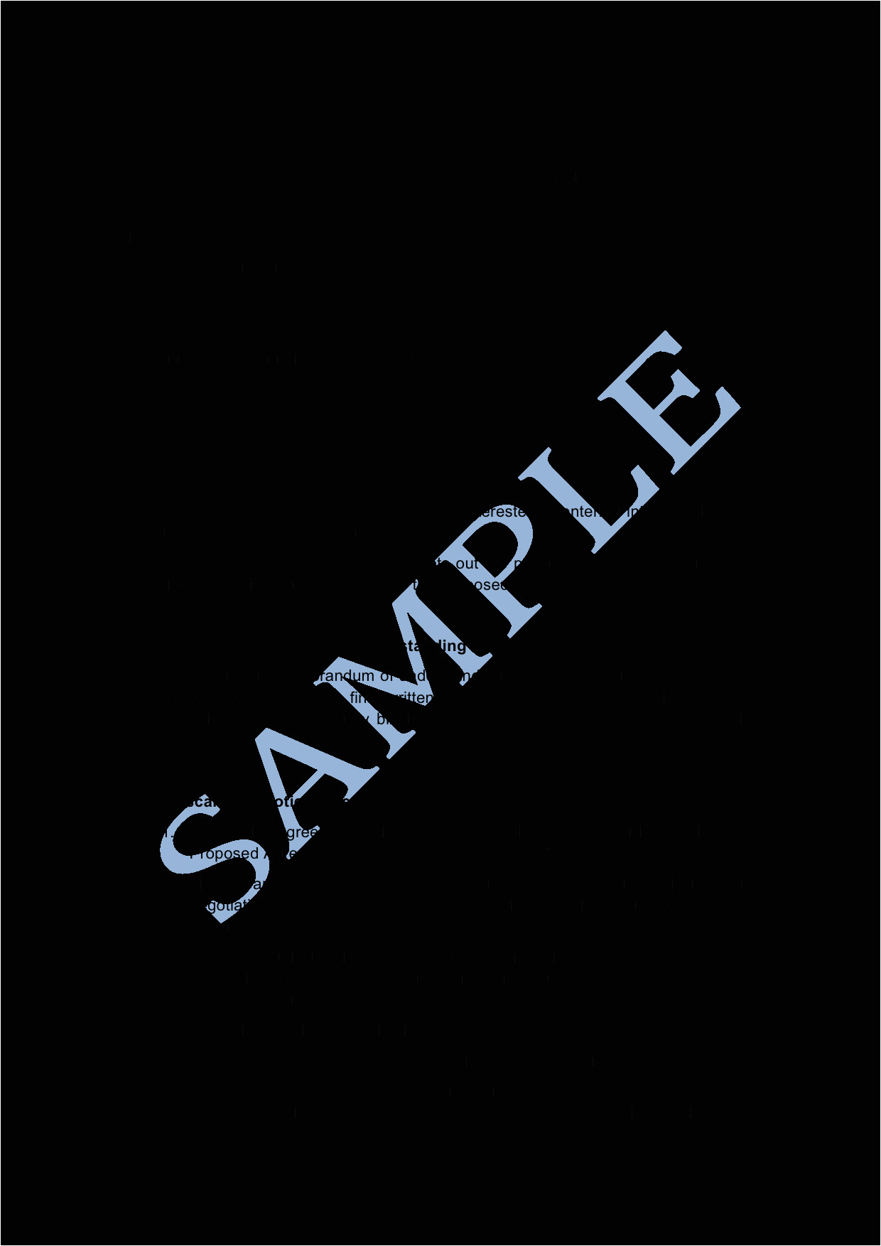 memorandum of understanding sample
