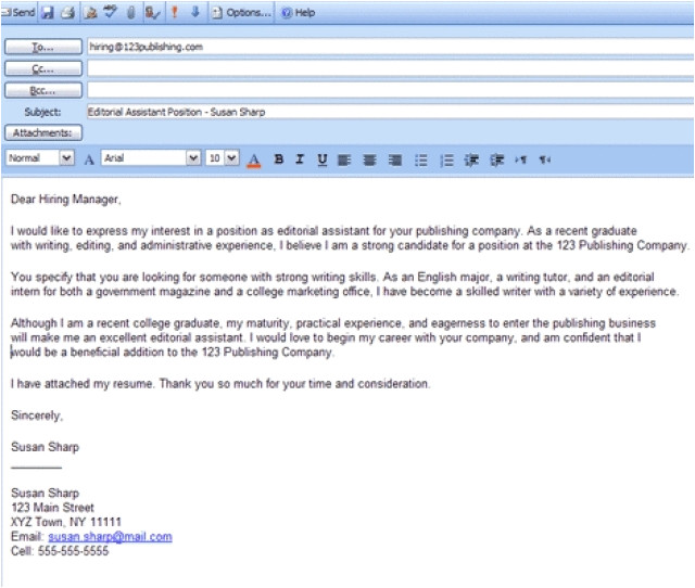 How to Write Email to Hr for Sending Resume Sample Resume Email format Letters Free Sample Letters