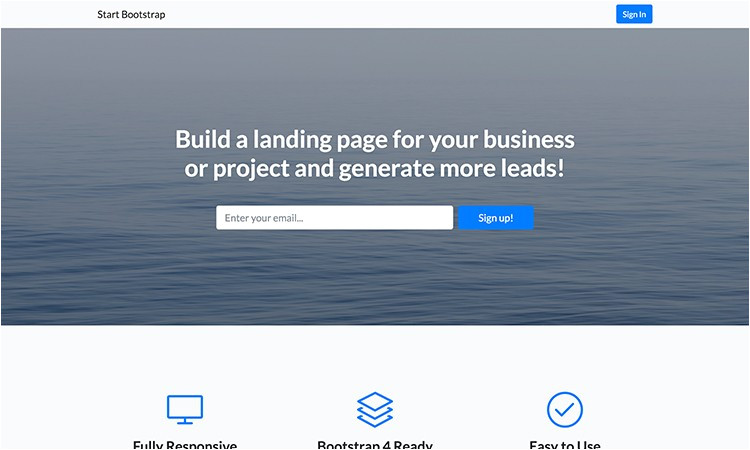 html welcome page template
