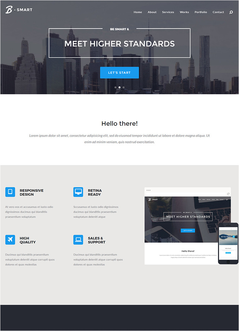 Html5 Template File B Smart Multi Purpose HTML5 Template Buy Premium B Smart
