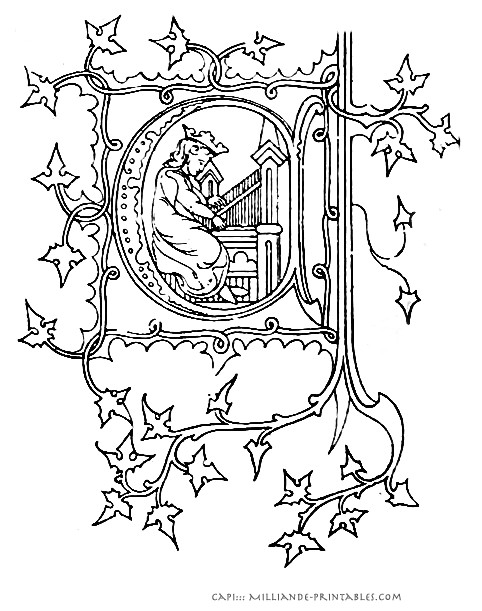post manuscript printable alphabet art 403657