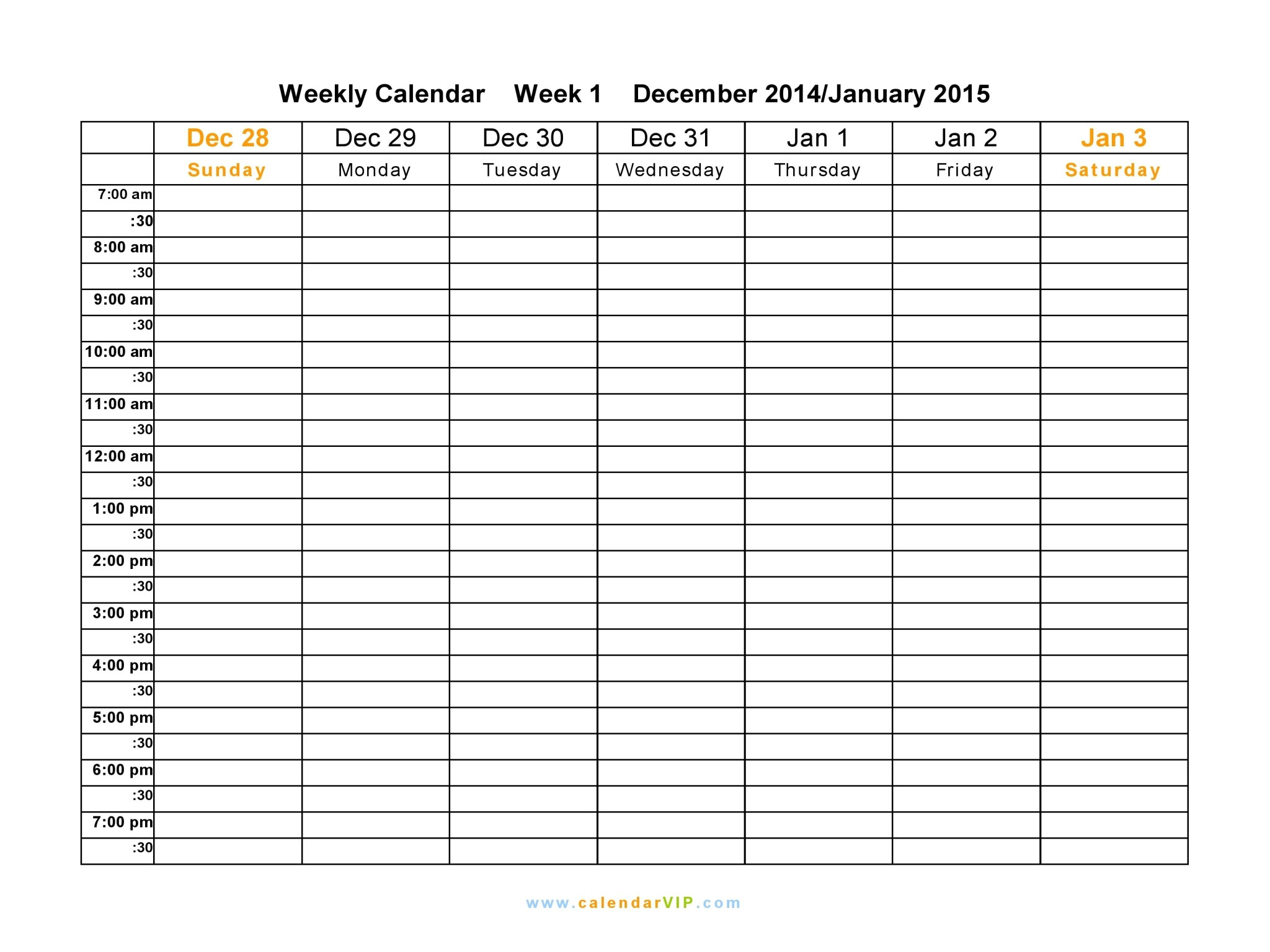 scheduling calendar template