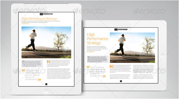 awesome digital magazine templates for tablets