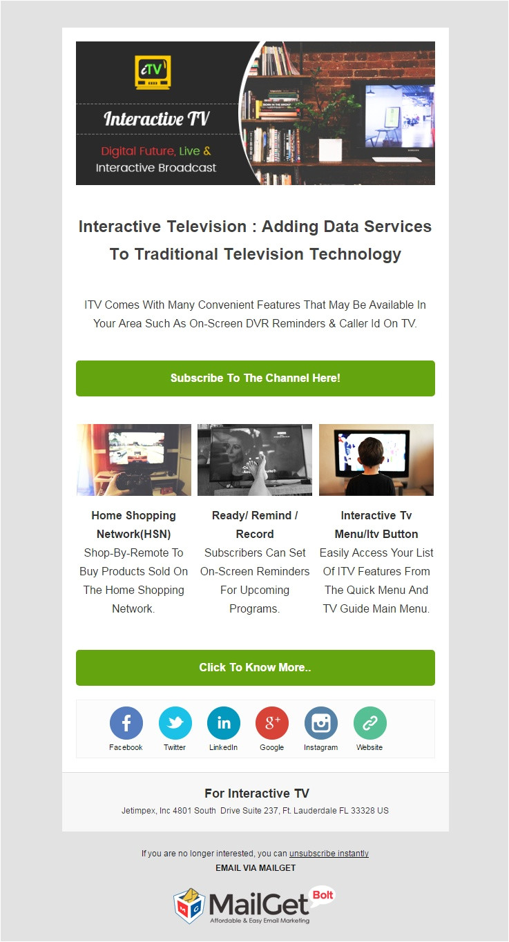 Interactive Email Template 11 Best Technology Email Marketing Templates for Tech
