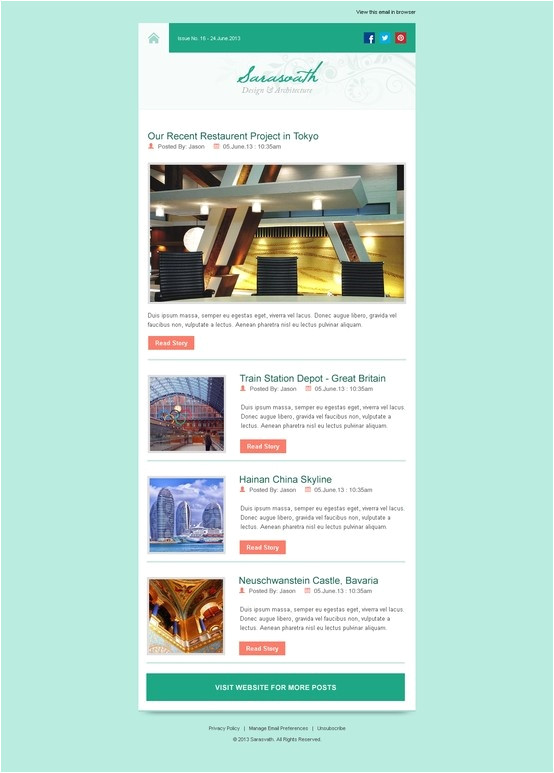 Interactive Newsletter Templates Interactive Newsletter Templates 96 Best Newsletters