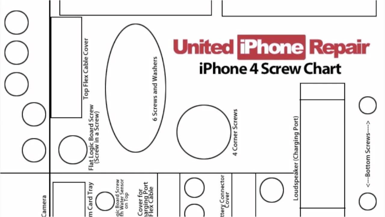 iphone 4 screen repair diagram