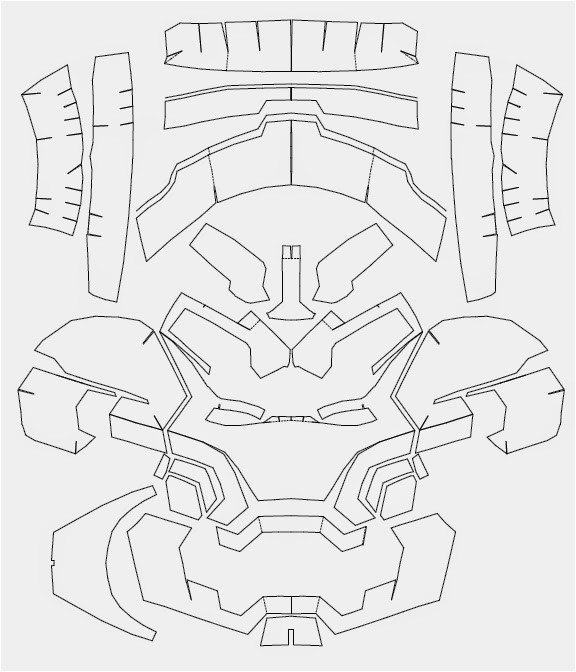Iron Man Helmet Template Download Dali Lomo Iron Man Mark 42 Costume Helmet Diy Cardboard