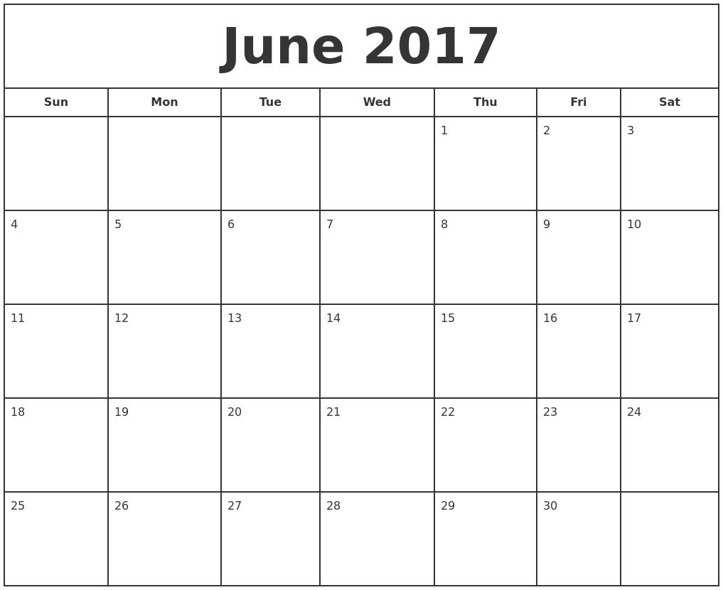 june 2017 calendar word 281