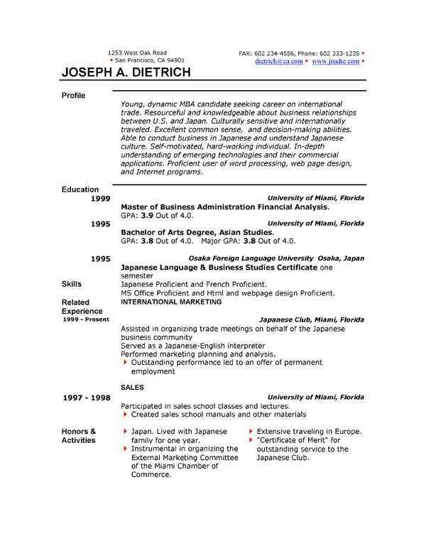 Is there A Resume Template In Microsoft Word 2010 How to Write A Resume On Microsoft Word 2010