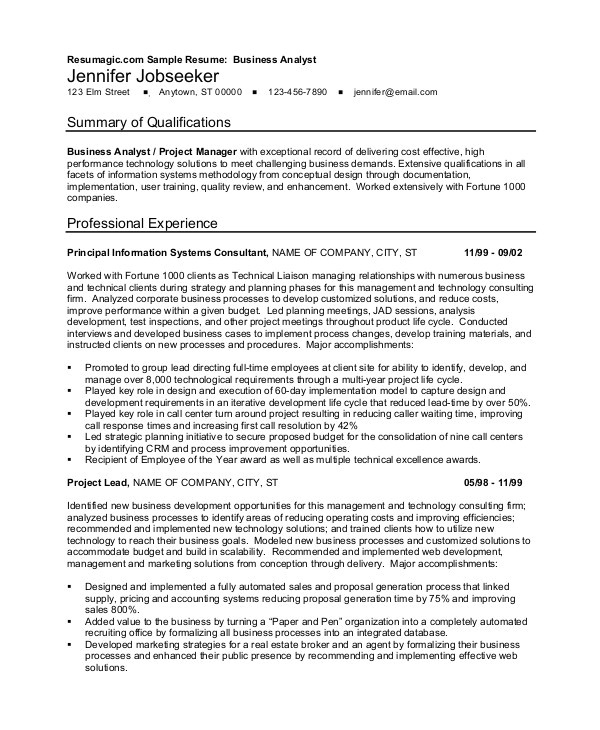 It Business Analyst Resume Samples with Objective 11 Fresher Resume Samples Free Premium Templates