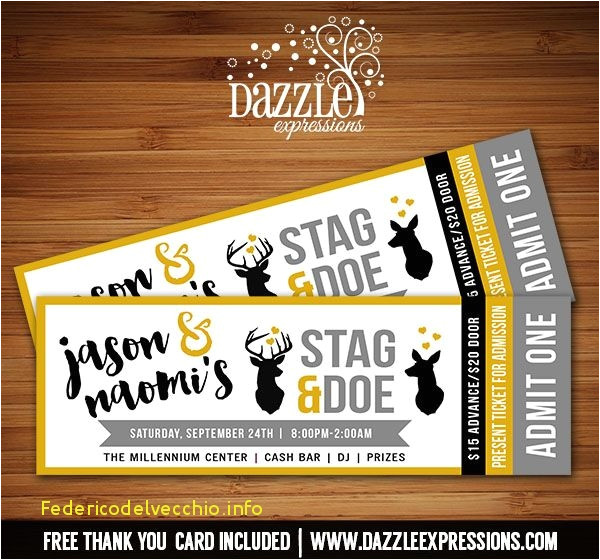 jack and jill ticket templates