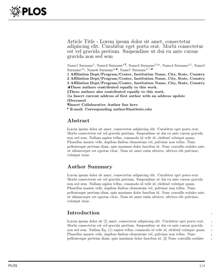 latex journal template