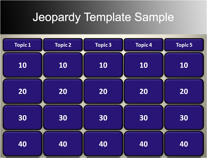 blank jeopardy powerpoint game template