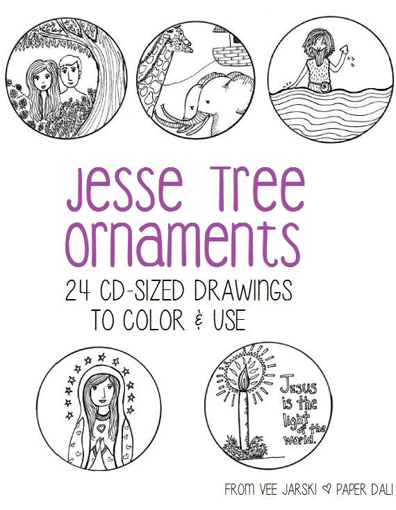 jesse tree ornaments for advent