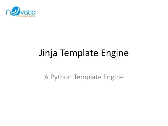 jinja template engine