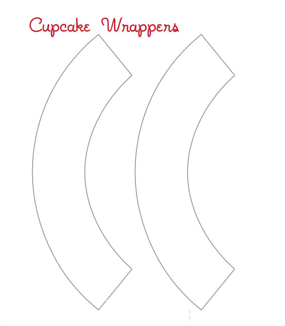 cupcake wrapper pdf template