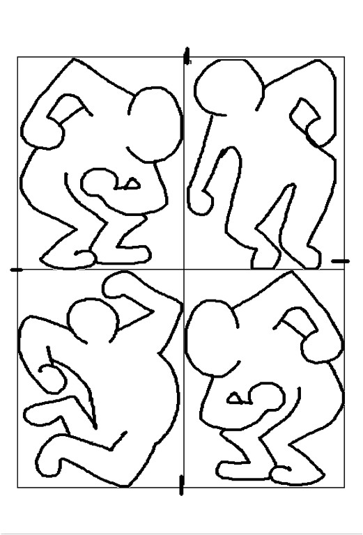 Keith Haring Figure Templates Keith Haring Paintings Dryden Art