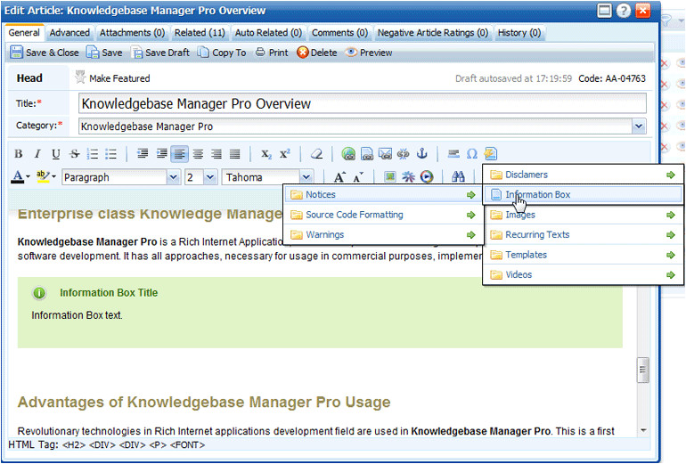Knowledge Base Document Template What S New In Knowledge Base Manager Pro V5 2
