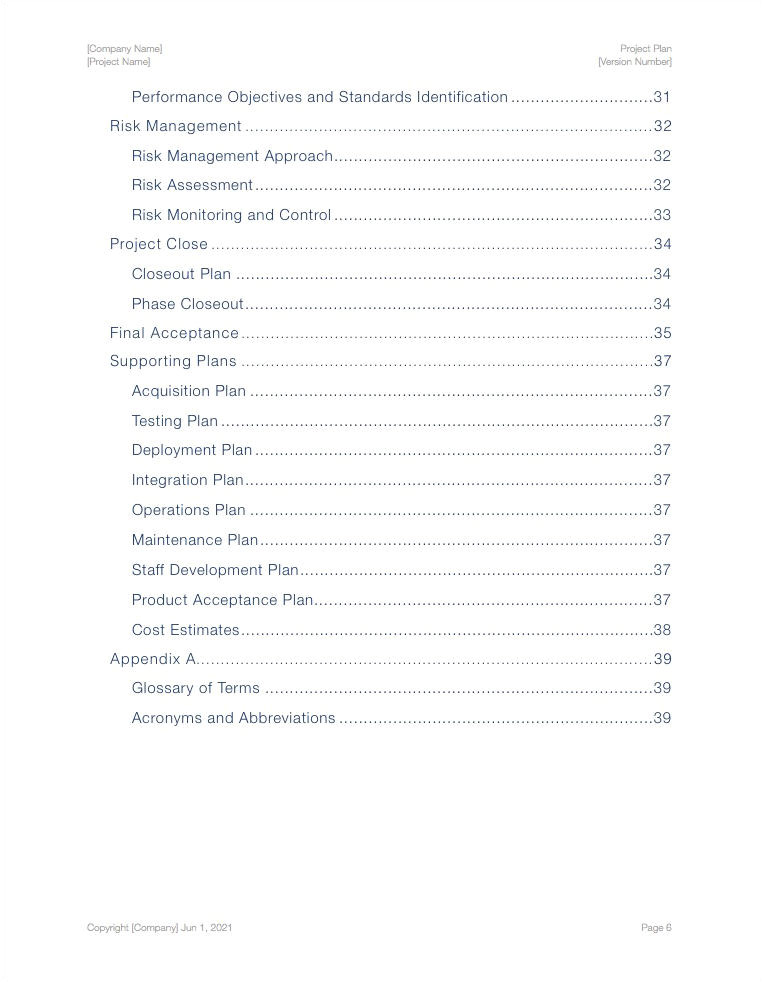 law enforcement operations plan template