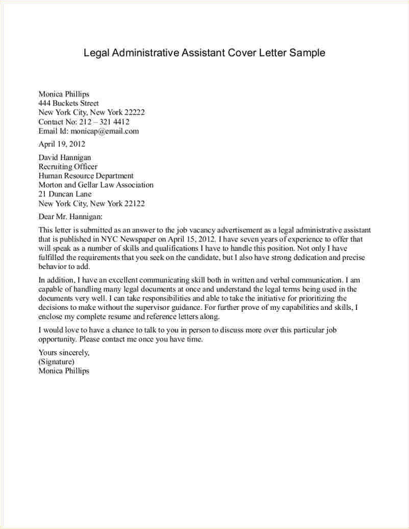 Legal Administrator Cover Letter Administrator Cover Letter No Experience Business
