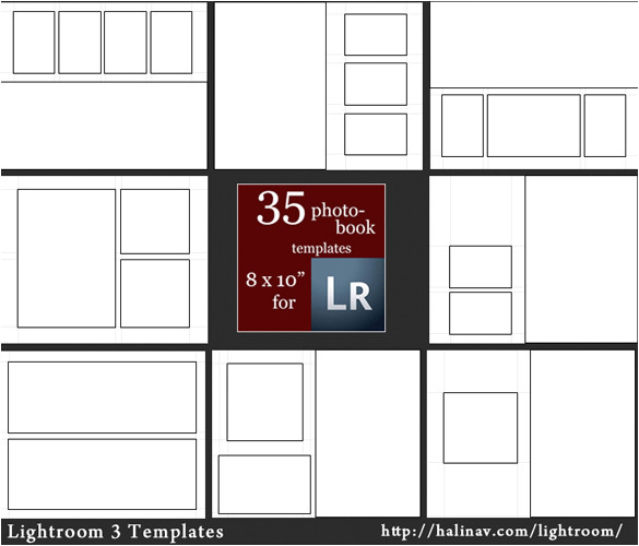 8x10 photo book templates for lightroom 3