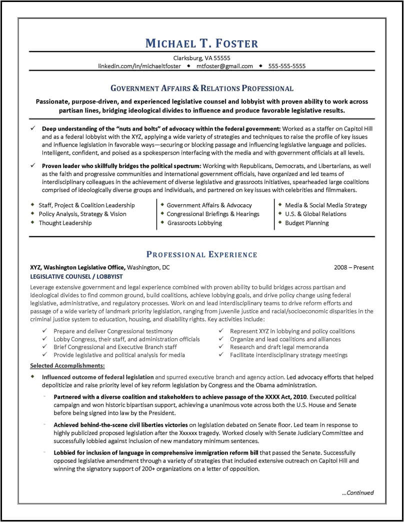 Lobbyist Resume Sample 1 Lobbyist Resume Sample Lawyer Resume Sample Written by Distinctive Documents