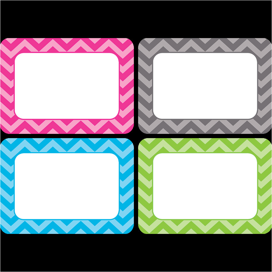 chevron name tags labels multi pack 5526