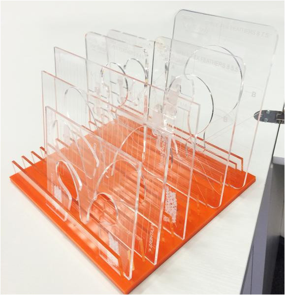 ruler rack holds 14 templates rulers