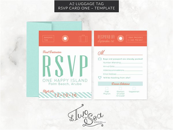 241442 a2 luggage tag rsvp card template