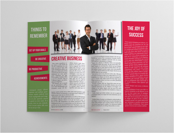 24 pages business magazine template