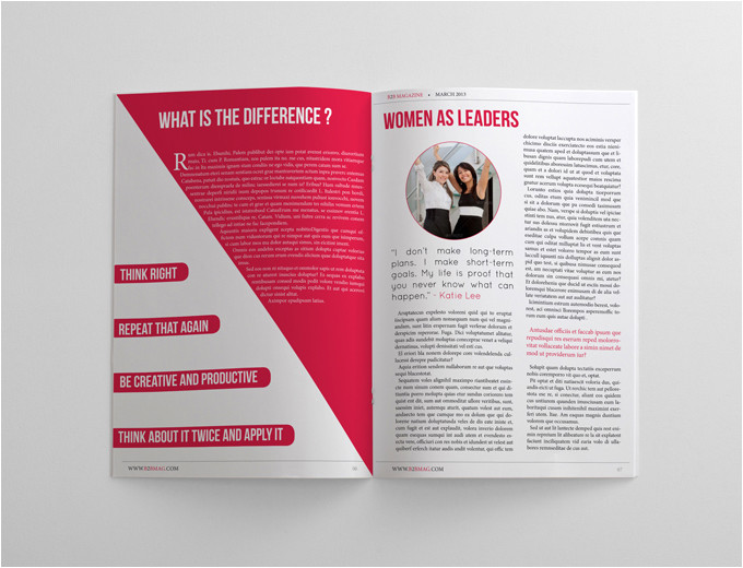 Magazine Templates for Pages Business Magazine Template 24 Pages Magazines