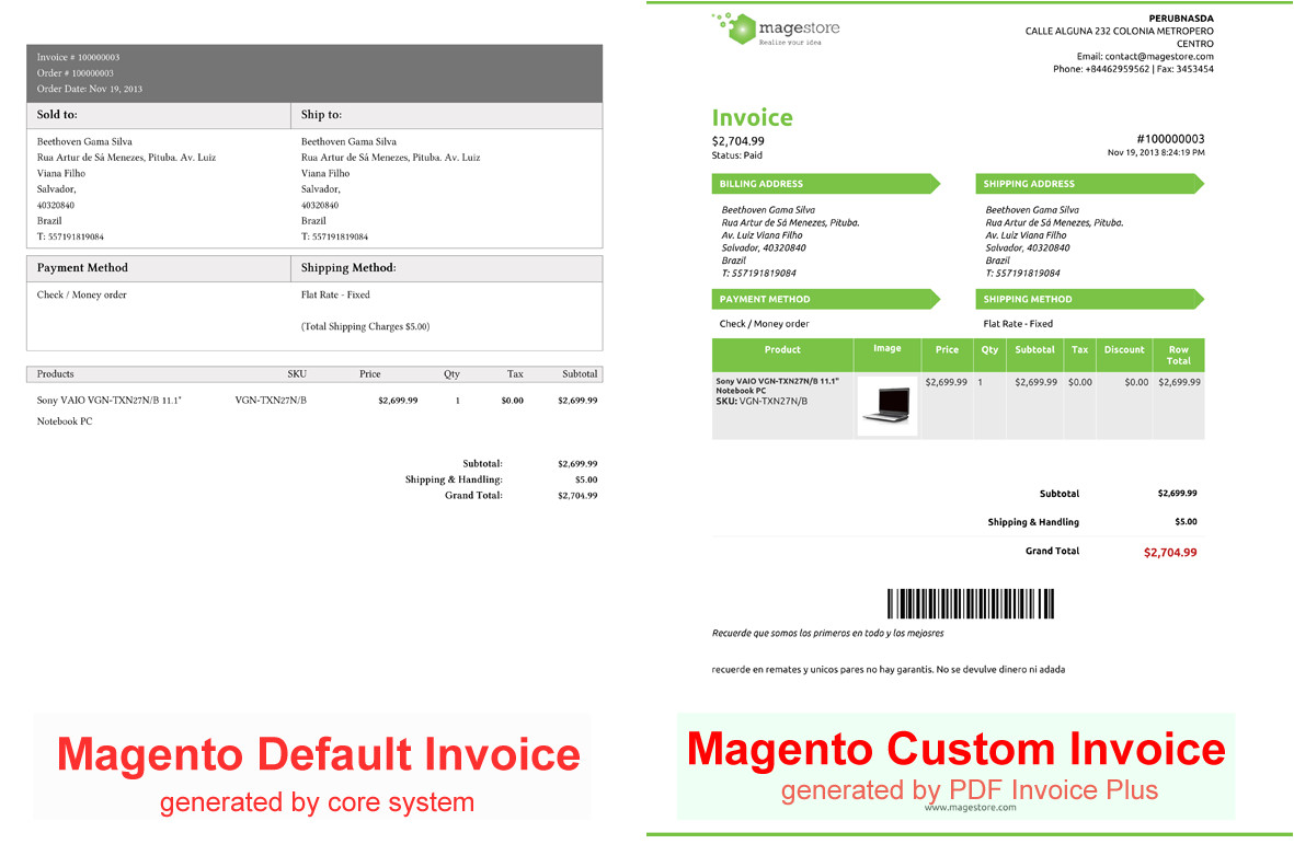 magento invoice template 2371