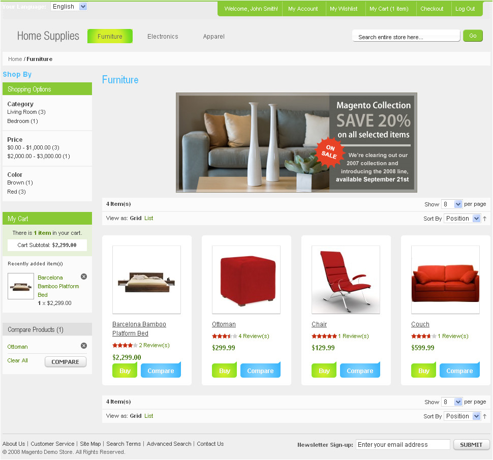 introducing home supplies magento theme