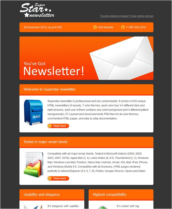 email newsletter templates