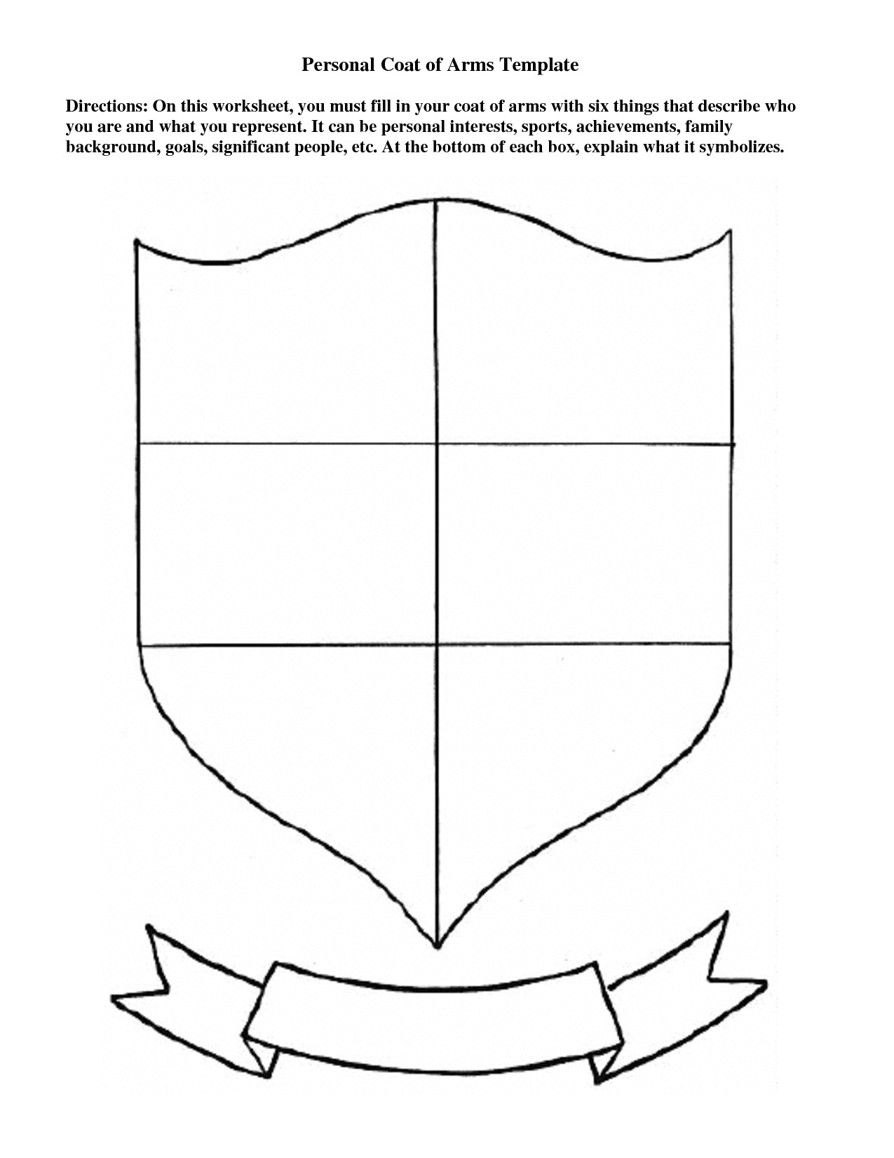 coat of arms template