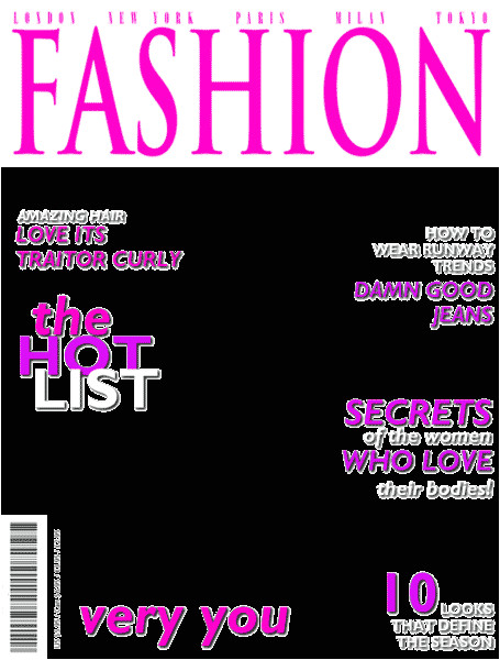 Make Your Own Magazine Cover Template 18 Blank Magazine Cover Design Images Make Your Own