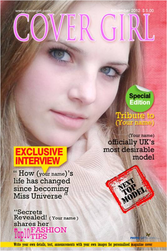 make your own magazine cover template