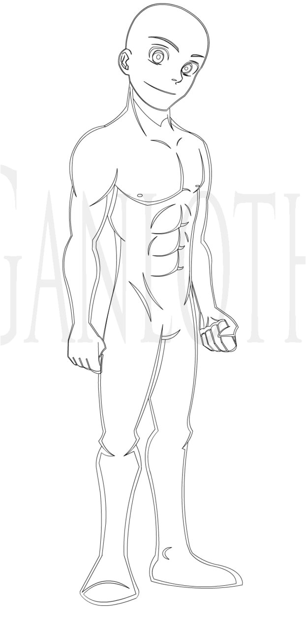 Manga Character Template Anime Template by Bill James On Deviantart