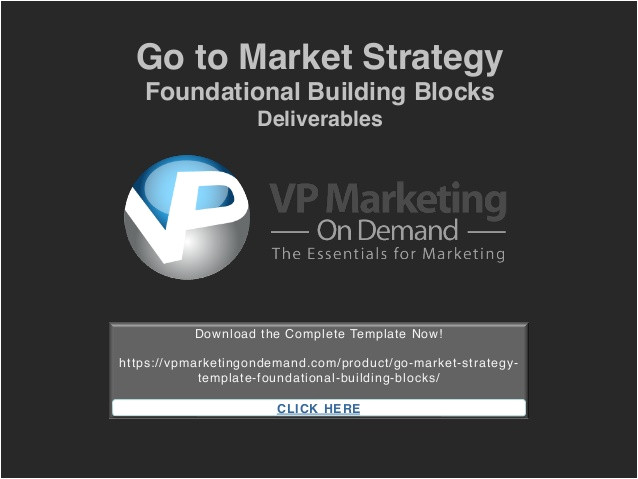 go tomarket strategy template deliverables