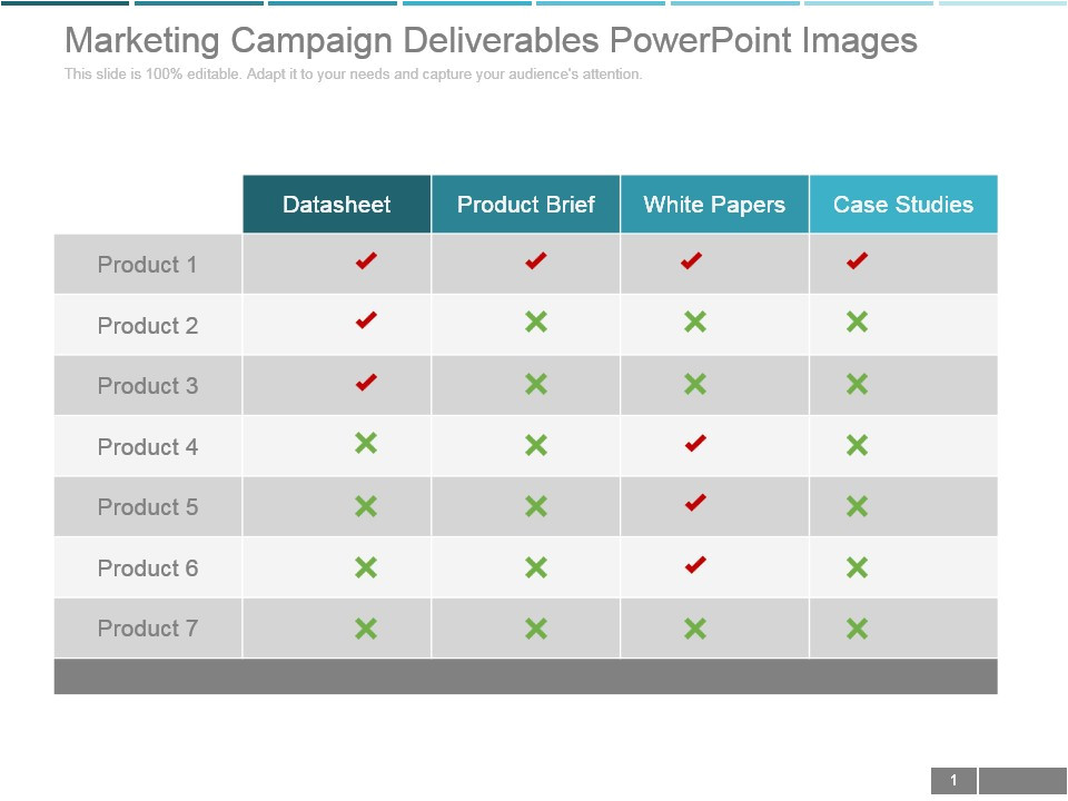 marketing campaign deliverables powerpoint images