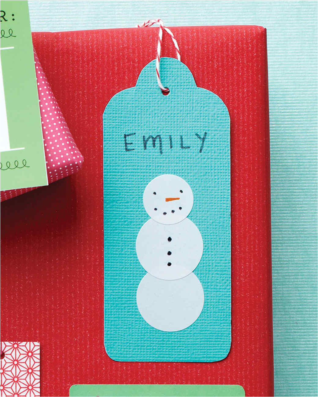 holiday gift tags and labels