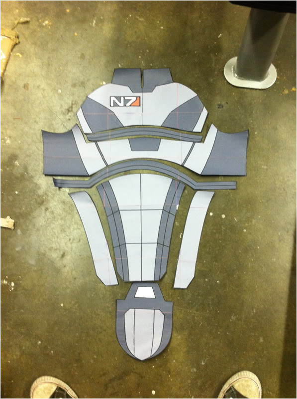 Mass Effect 3 N7 Armor Template Mass Effect 3 N7 Armor Template Choice Image Template