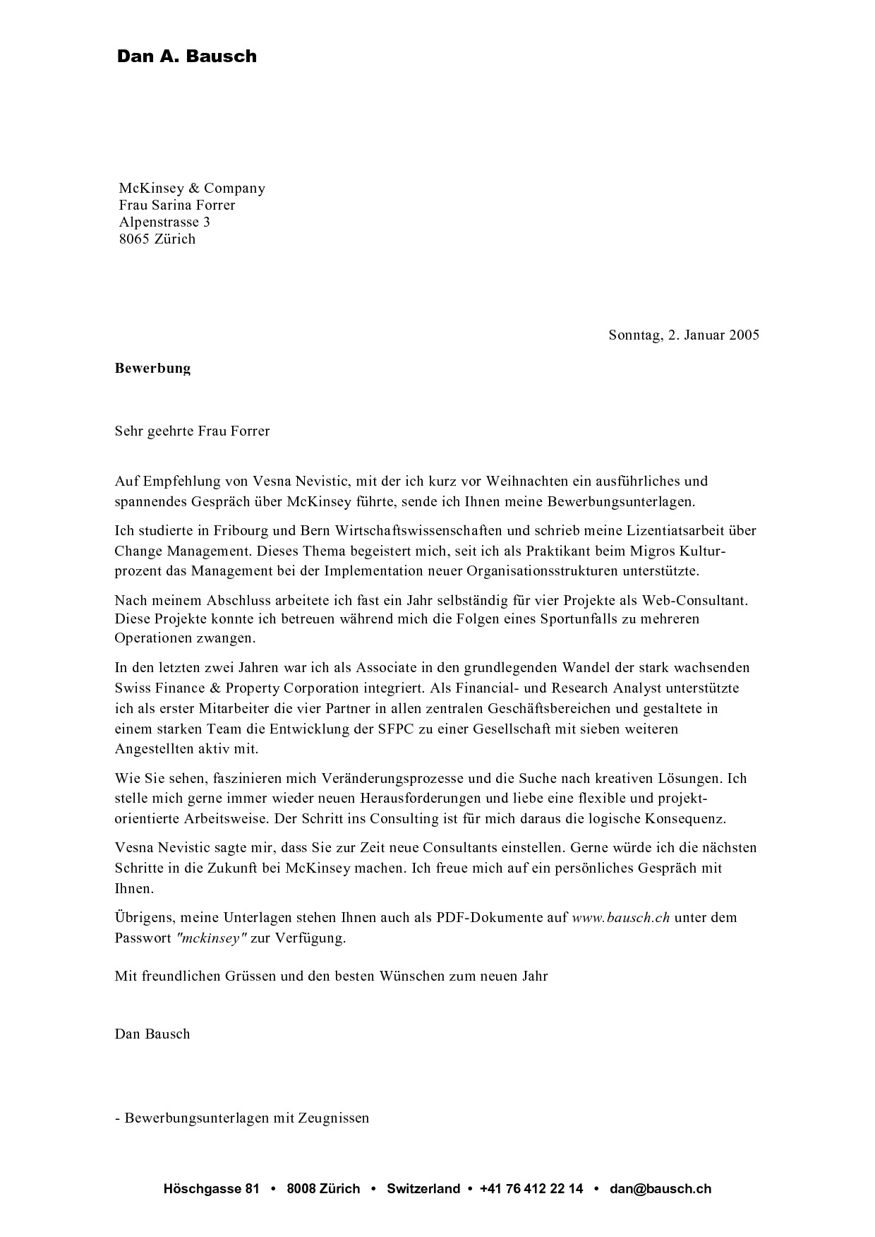 Mckinsey Cover Letter Address Mckinsey Cover Letter Crna Cover Letter