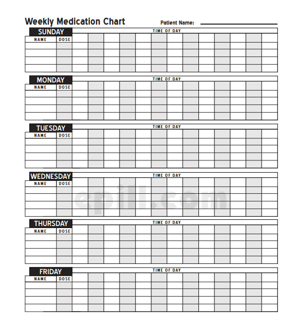 Medicine Calendar Template Medication Schedule Template 14 Free Word Excel Pdf