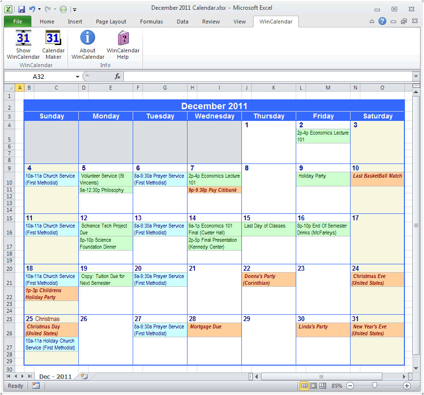 microsoft outlook calendar