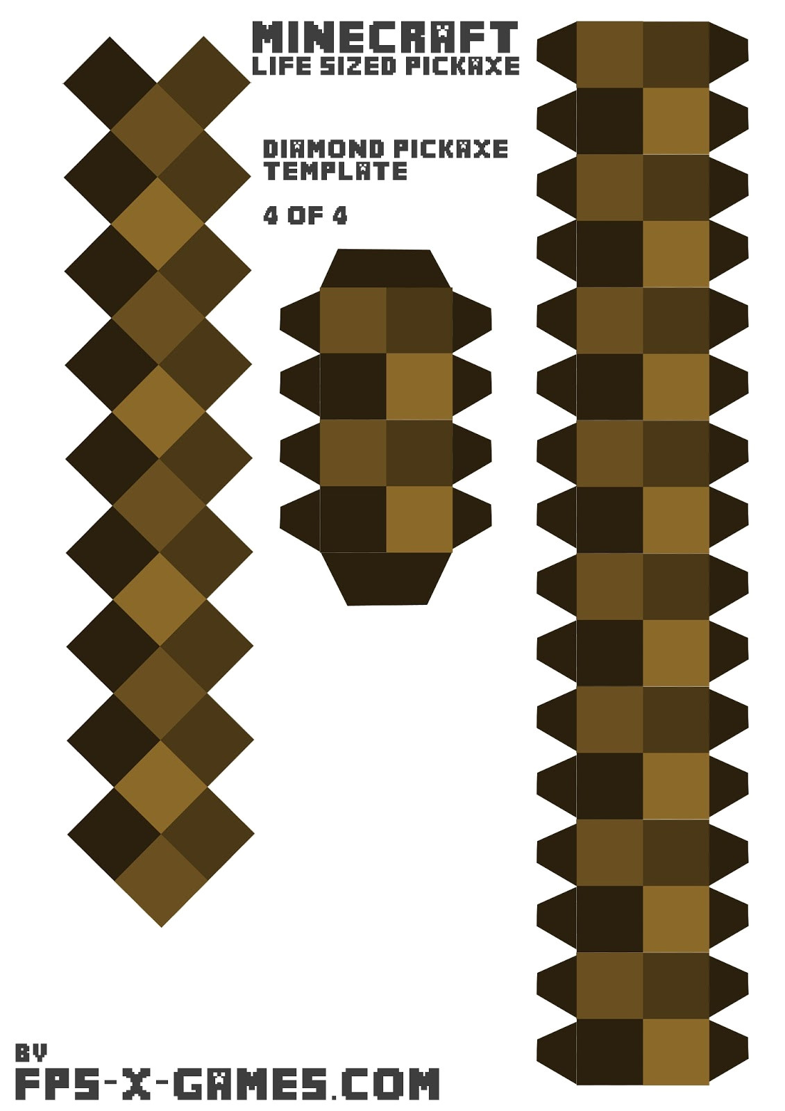 Minecraft Cut Out Templates Minecraft Papercraft Templates Great Printable Calendars