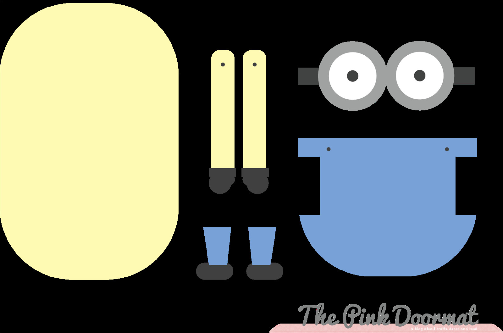 Minion Overall Template the Pink Doormat Minion Paper Doll