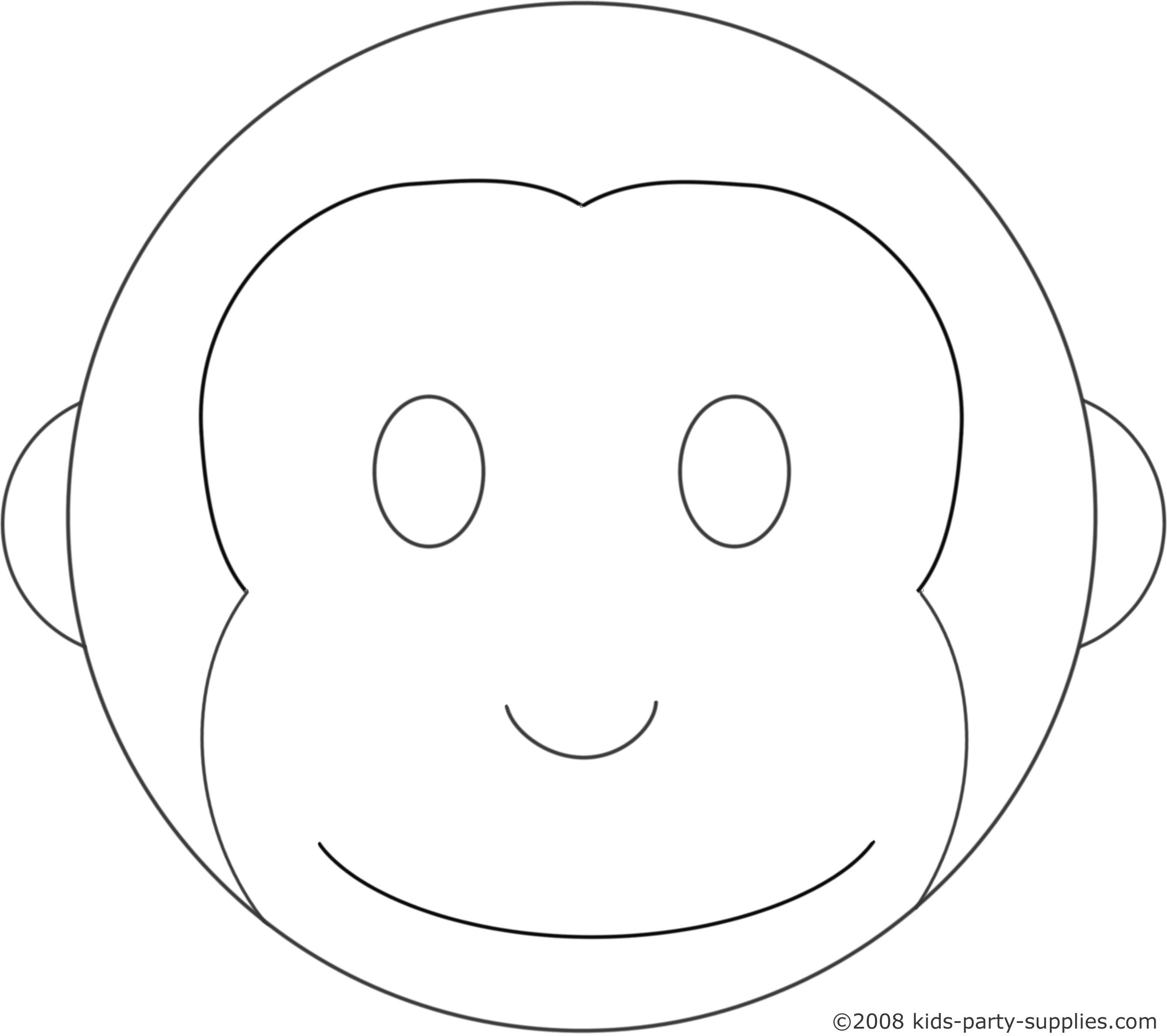 Monkey Birthday Cake Template Monkey Cake Template Birthday Ideas Pinterest