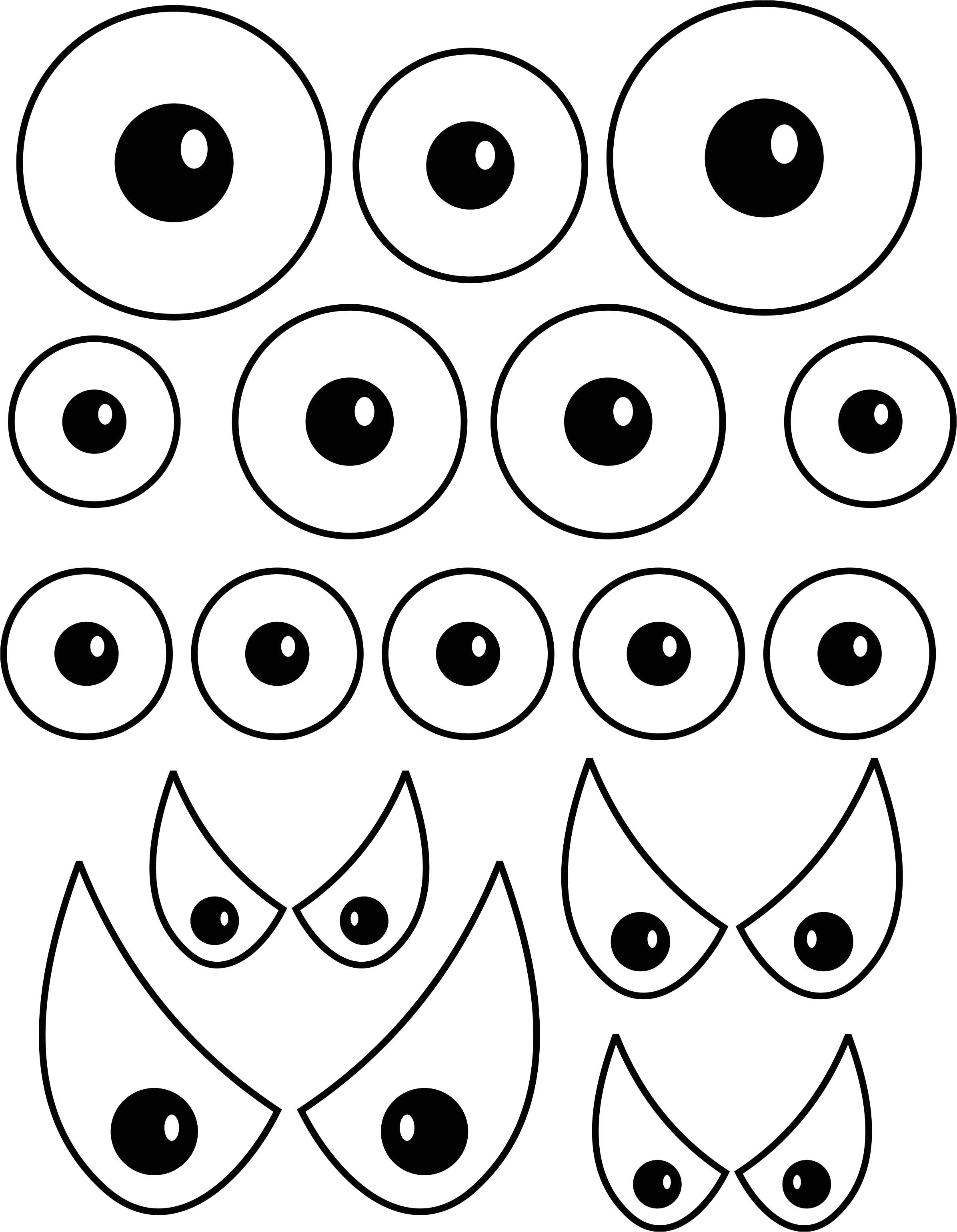 post printable eyes nose mouth templates 300016